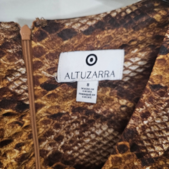 Altuzarra Snake Pattern Long Sleeve Dress Size 8 - Picture 6 of 10